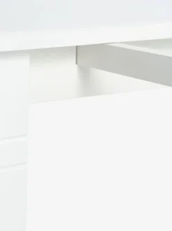 KIRKEBY Spiseborde|Spisebord 80x130/220 hvid