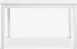 KIRKEBY Spiseborde|Spisebord 80x130/220 hvid