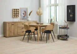 MARSTRAND Spiseborde|Spisebord Ø110/110x200 Eg