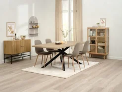 NORTOFT Spiseborde|Spisebord 95x200 vild eg farve/sort