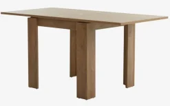 VEDDE Spiseborde|Spisebord 80x80/160 vild eg farve