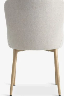 BELLINGE Spisebordsstole|Spisebordsstol sandfarvet stof/egefarve