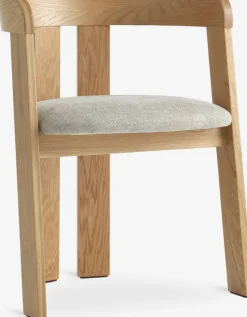 BOVRUP Spisebordsstole|Spisebordsstol eg/beige stof