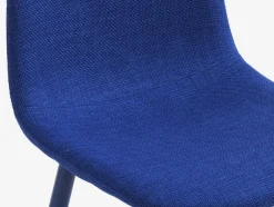EJSTRUP Spisebordsstole|Spisebordsstol t stof Blå