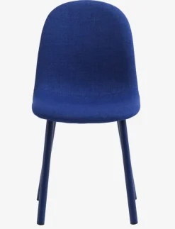 EJSTRUP Spisebordsstole|Spisebordsstol t stof Blå