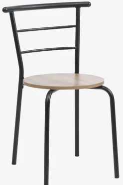 GADSTRUP Spisebordsstole|Spisebordsstol sort/egefarve