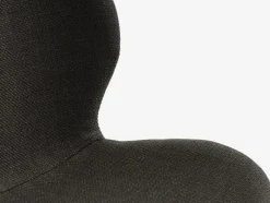 GEVNINGE Spisebordsstole|Spisebordsstol mørkebrunt stof/sort