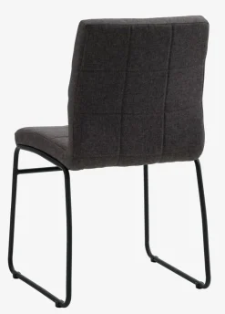 HAMMEL Spisebordsstole|Spisebordsstol t stof/sort Grå