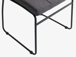 HAMMEL Spisebordsstole|Spisebordsstol t stof/sort Grå