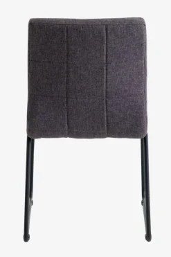 HAMMEL Spisebordsstole|Spisebordsstol t stof/sort Grå