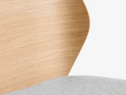 HORNE Spisebordsstole|Spisebordsstol lysegrå/eg