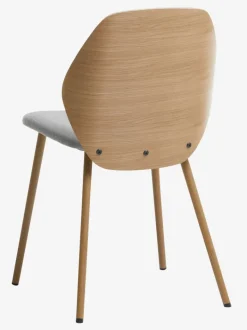 HORNE Spisebordsstole|Spisebordsstol lysegrå/eg