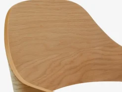 HVIDOVRE Spisebordsstole|Spisebordsstol lys eg/råt stof Lyseg