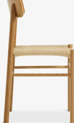 ISLEV Spisebordsstole|Spisebordsstol eg/natur