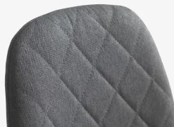 JONSTRUP Spisebordsstole|Spisebordsstol farvet stof/egefarve Asfalt