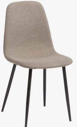JONSTRUP Spisebordsstole|Spisebordsstol stof/mørk egefarve Beige