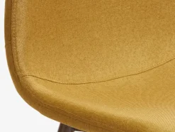 JONSTRUP Spisebordsstole|Spisebordsstol farvet stof/mørk eg Karry