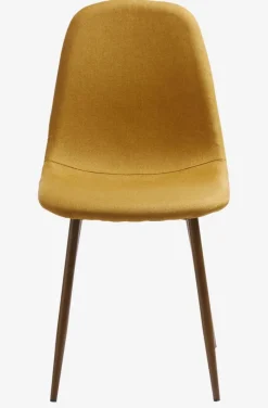 JONSTRUP Spisebordsstole|Spisebordsstol farvet stof/mørk eg Karry