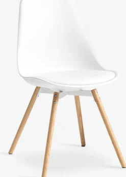 KASTRUP Spisebordsstole|Spisebordsstol /eg Hvid