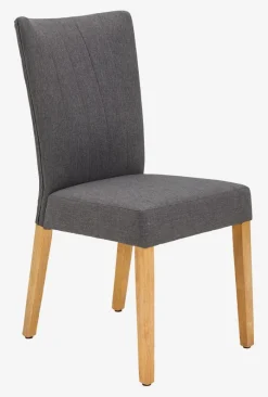 NORDRUP Spisebordsstole|Spisebordsstol gråt stof/natur