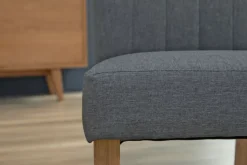 NORDRUP Spisebordsstole|Spisebordsstol gråt stof/natur