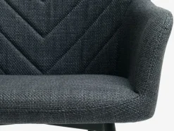 PURHUS Spisebordsstole|Spisebordsstol grå/sort Mørkegrå