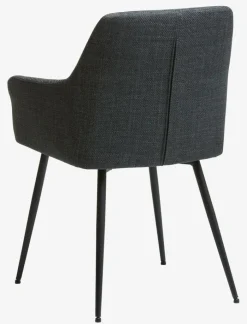 PURHUS Spisebordsstole|Spisebordsstol grå/sort Mørkegrå