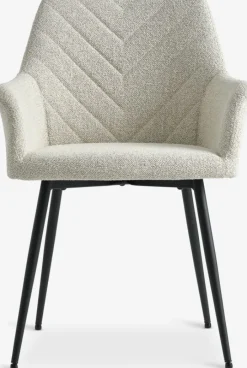 PURHUS Spisebordsstole|Spisebordsstol /sort Råhvid