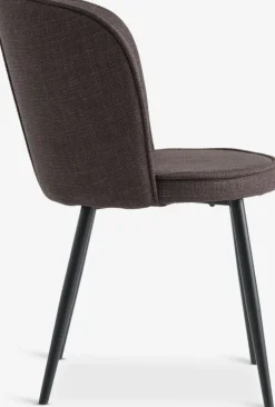 RISSKOV Spisebordsstole|Spisebordsstol t stof/sort Mørkebrun