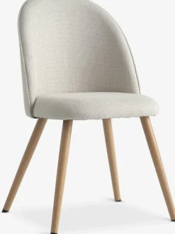 THORUP Spisebordsstole|Spisebordsstol beige stof/egefarve