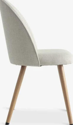 THORUP Spisebordsstole|Spisebordsstol beige stof/egefarve
