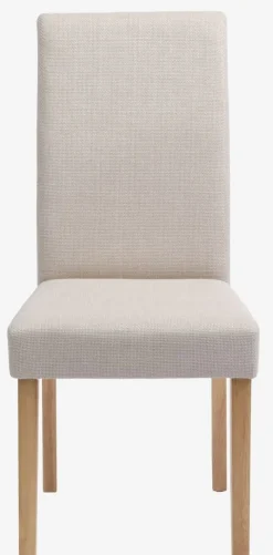 TUREBY Spisebordsstole|Spisebordsstol beige stof