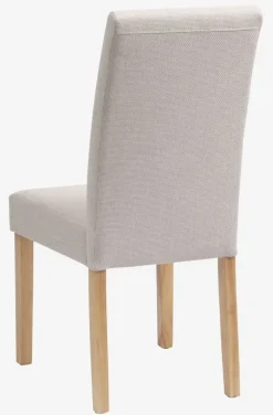 TUREBY Spisebordsstole|Spisebordsstol beige stof