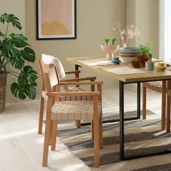 VADEHAVET Spisebordsstole|Spisebordsstol eg/natur