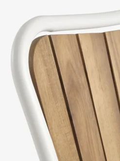 BASTRUP Klapstole|Positionsstole|Stabelstol hårdttræ/hvid Natur,Hvid