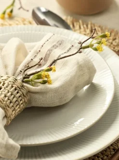 KASTANIE Duge|Stofserviet 40x40 natur 2 stk/pk