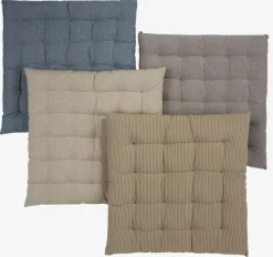 ELVESNELLE Stolehynder|Stolehynde 40x40x4 Grå