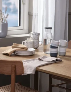 ALF Service|Tallerken Ø21cm m/blåt mønster