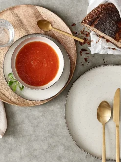 FERDUS Service|Tallerken Ø19cm stentøj Beige