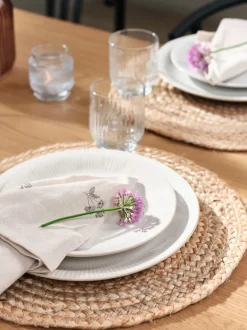 STEFFEN Service|Tallerken Ø21 cm lertøj hvid