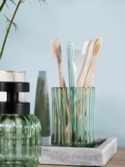 KATTARP Badeværelsesopbevaring|Personlig Velvære|Tandbørsteholder grøn