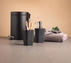 MALA Badeværelsesopbevaring|Personlig Velvære|Tandbørsteholder sort