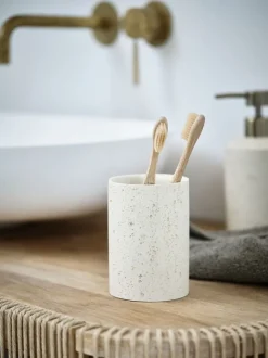TORUP Badeværelsesopbevaring|Personlig Velvære|Tandbørsteholder beige sten