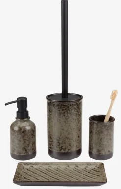 GESUNDA Badeværelsesopbevaring|Personlig Velvære|Toiletbørste mat glaseret