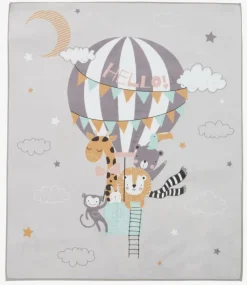 ARISTEA Børnetæpper|Tæppe 100x120 grå