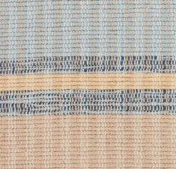 BJERK Gulvt忙pper|Tæppe 70x140 beige/blå