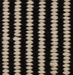 HOSTA Gulvt忙pper|Tæppe 65x140 sort/beige