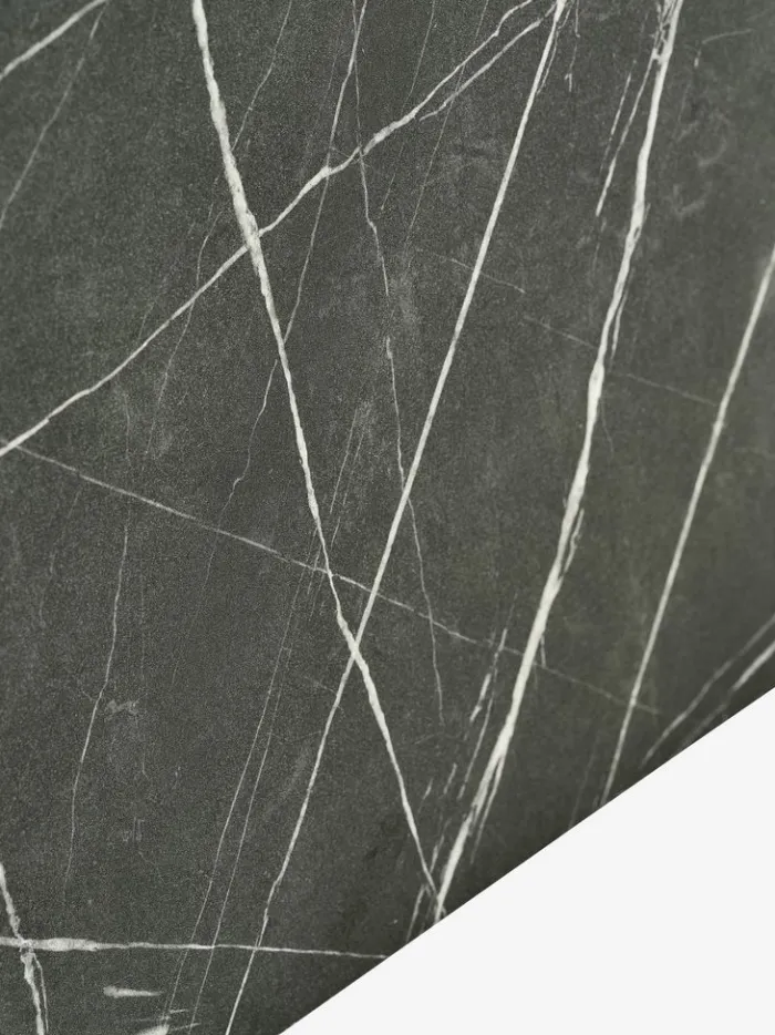 KRONDAL Tv-borde|TV-bord 2 låger sort marmorfarve