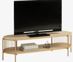 SNESLEV Tv-borde|TV-bord 1 hylde efarve Eg