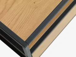 TRAPPEDAL Tv-borde|TV-bord egefarve/sort